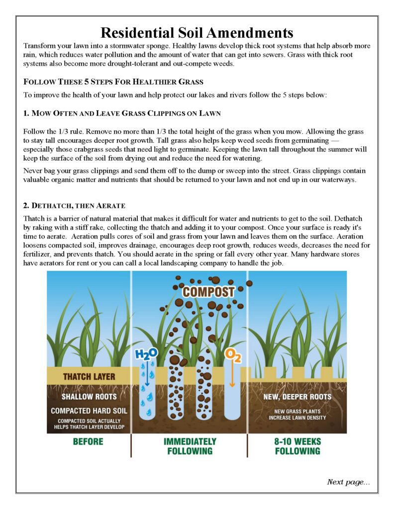 Residential Soil Amendments